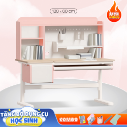 Bộ Bàn Học Thông Minh VANCOVER K120 Pink