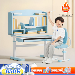 Bộ Bàn Học Thông Minh Cho Trẻ WOODEN JZ Pink